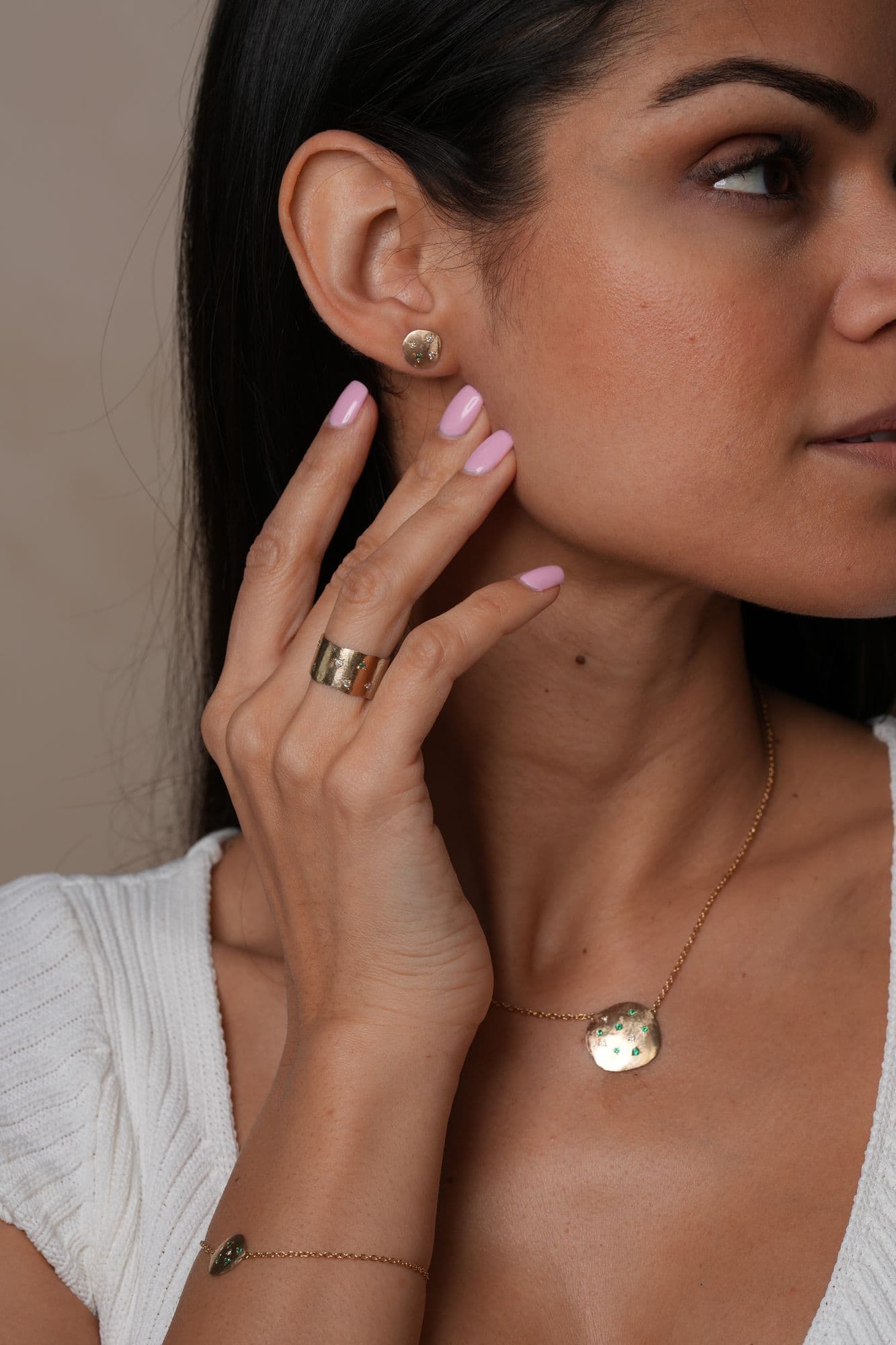 Baladi Emerald - custom fine jewellery by OROSERGIO Toronto