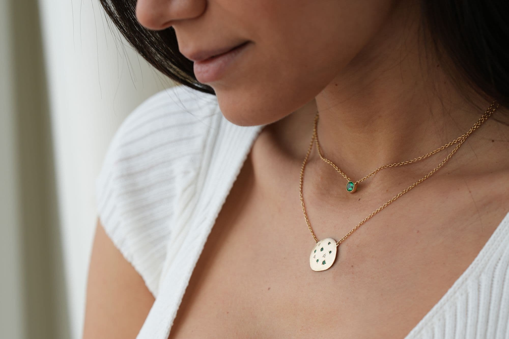 Baladi necklace - custom fine jewellery by OROSERGIO Toronto