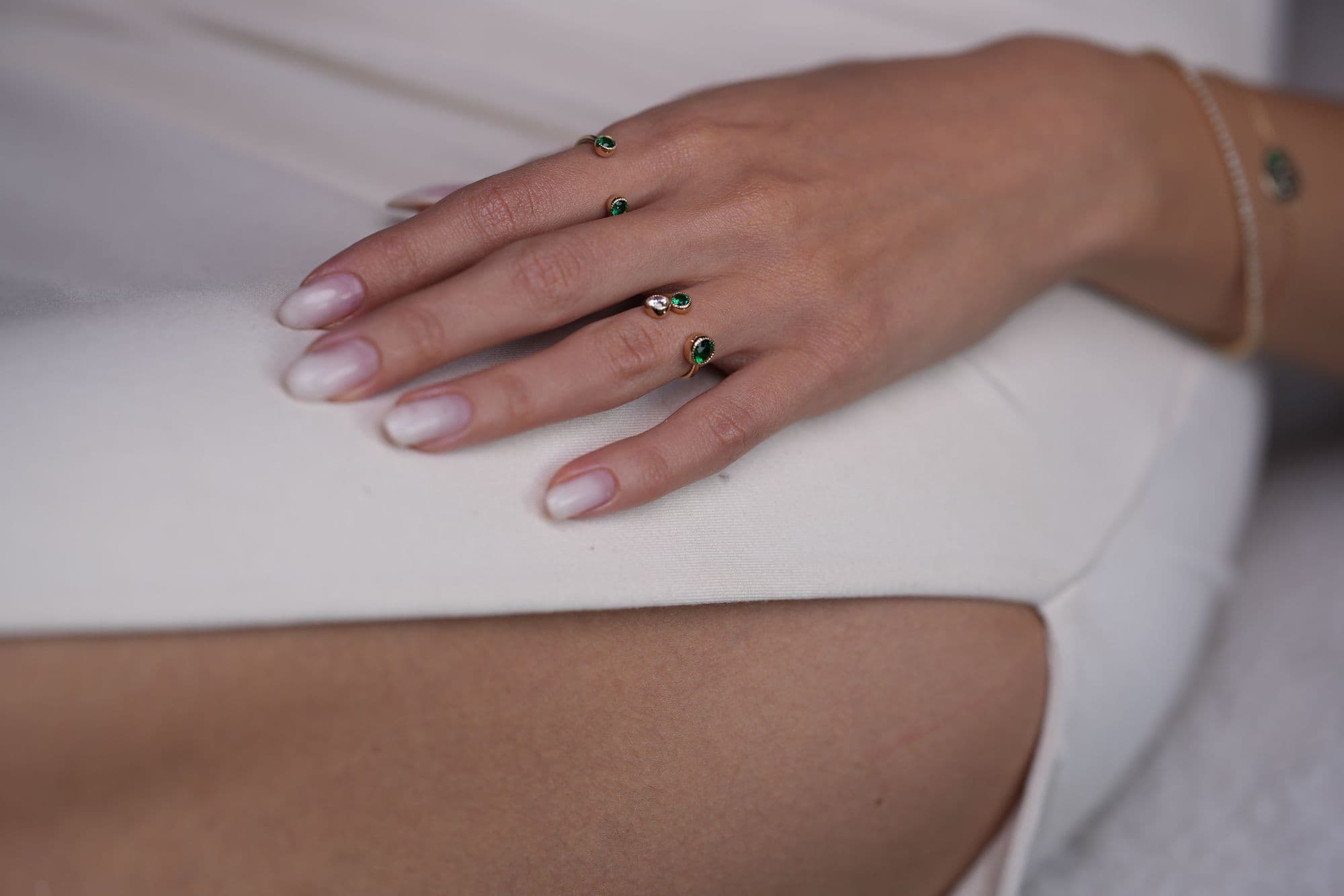 Esmeralda Rings - custom fine jewellery by OROSERGIO Toronto