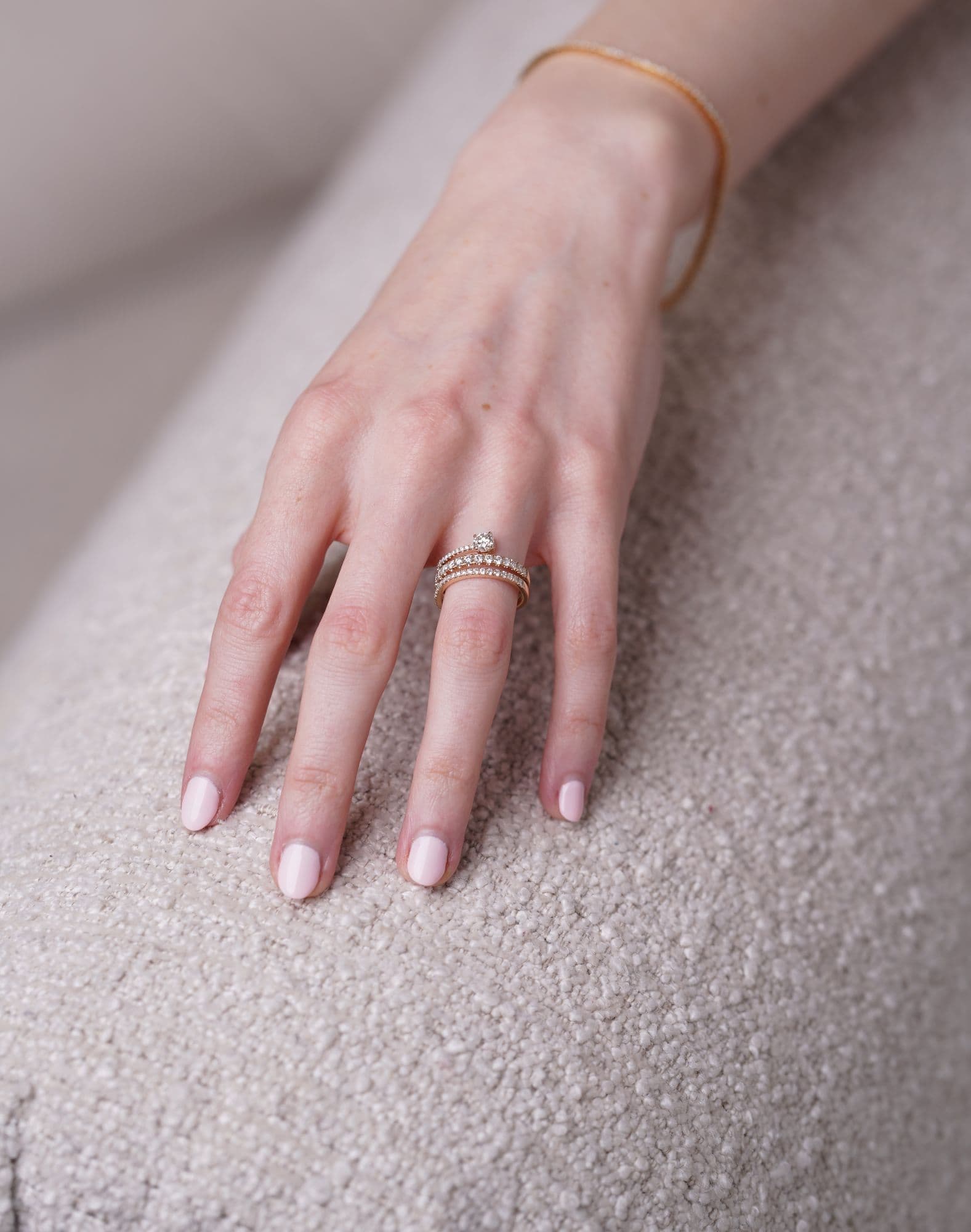 Helix Cocktail Ring - custom fine jewellery by OROSERGIO Toronto