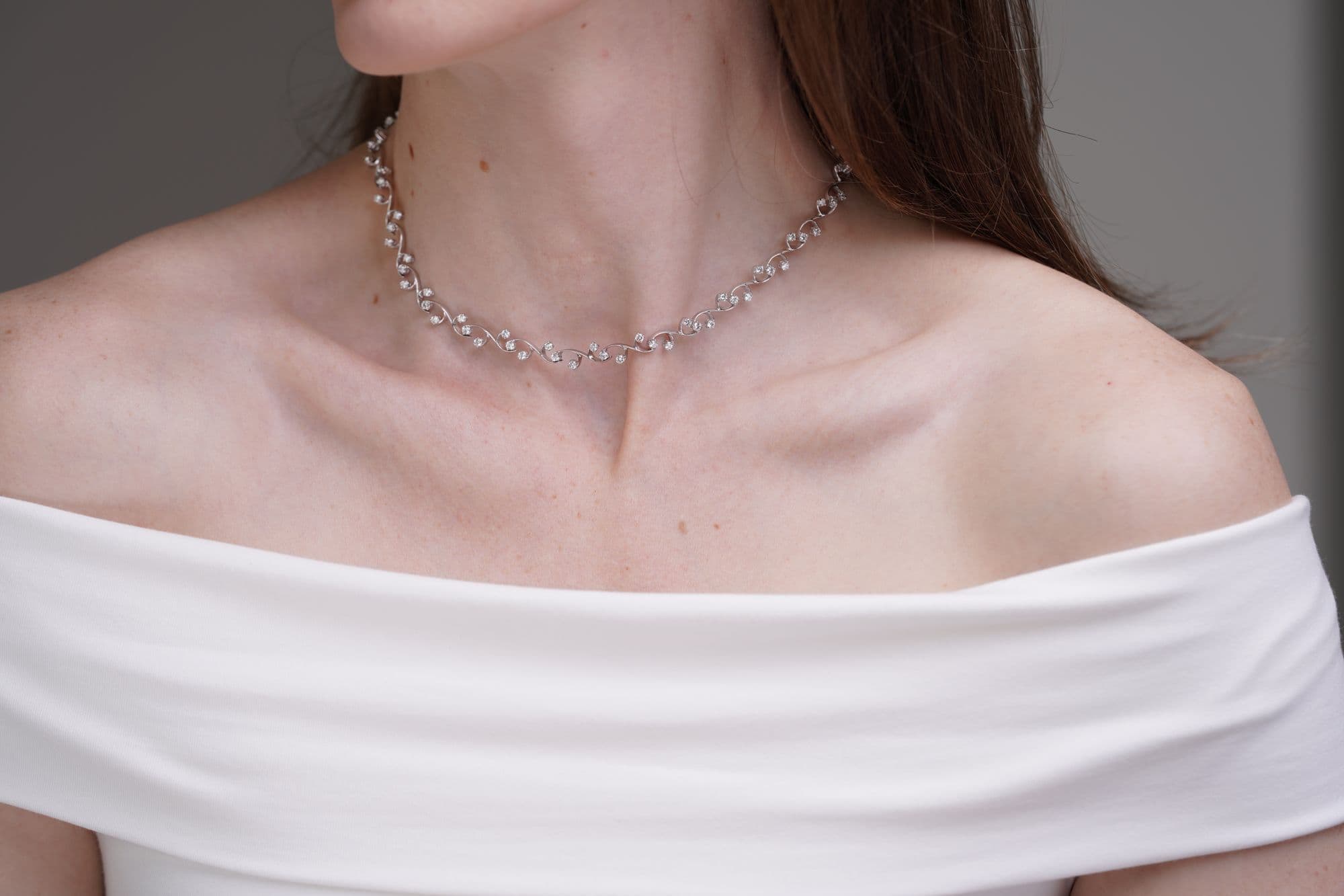 Lara Necklace - custom fine jewellery by OROSERGIO Toronto