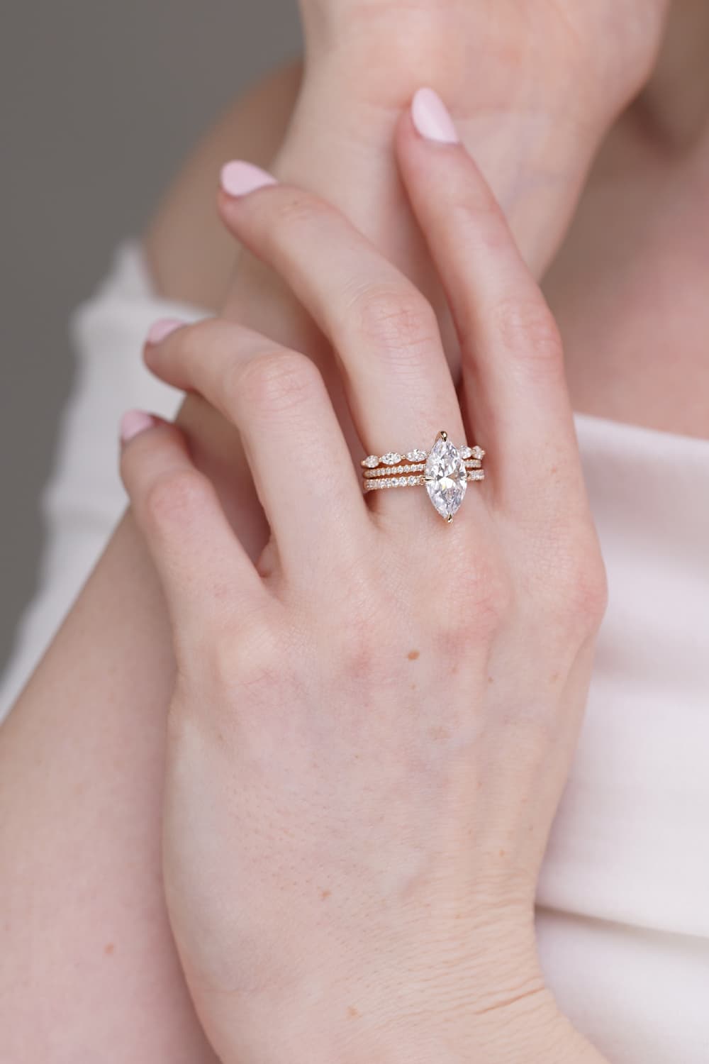 Lab-grown diamond engagement ring by OROSERGIO Toronto
